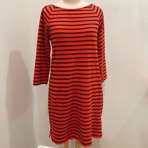 Gap Striped soft jersey boatneck beach dress size M